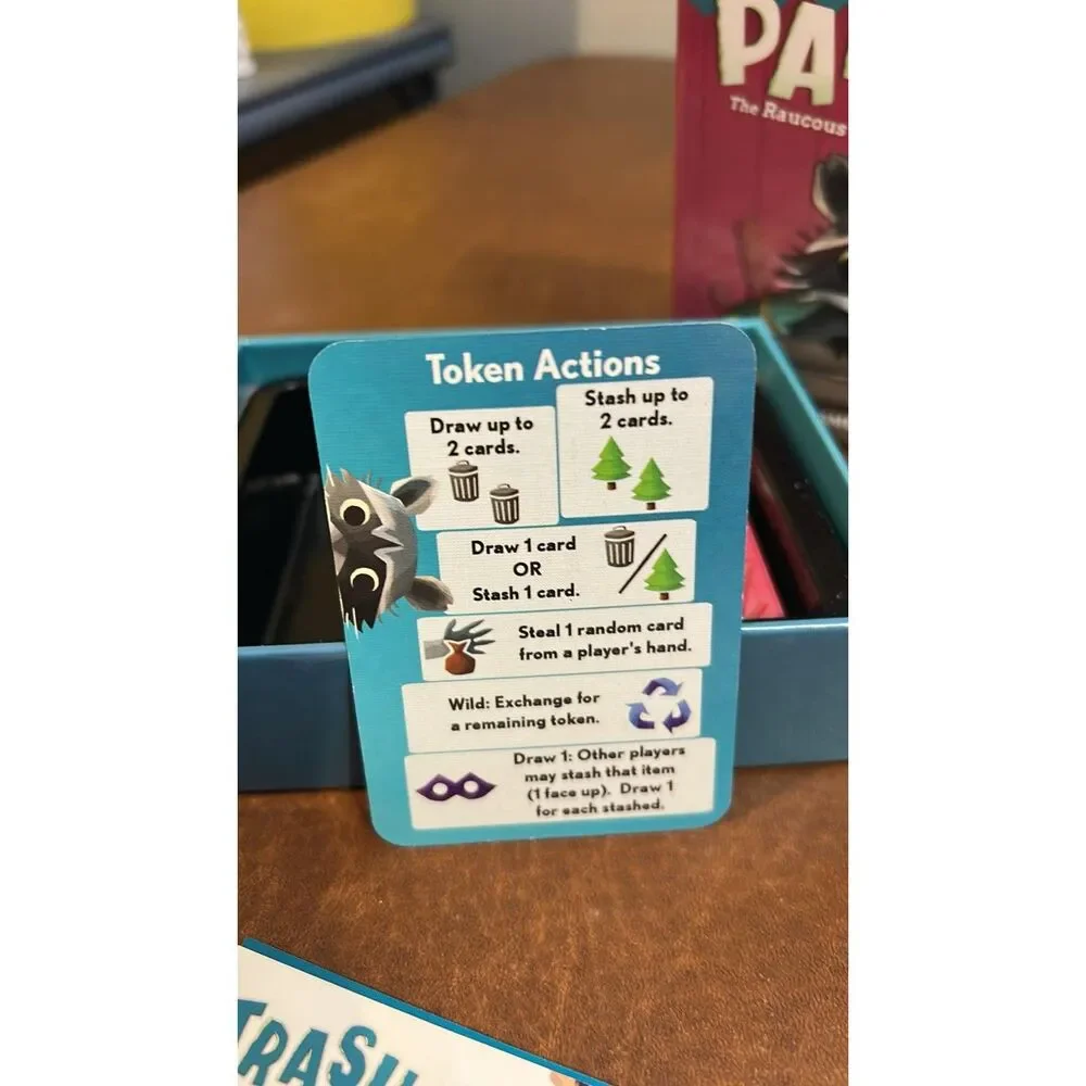 Trash Pandas Board game  Gamewright  Card game
